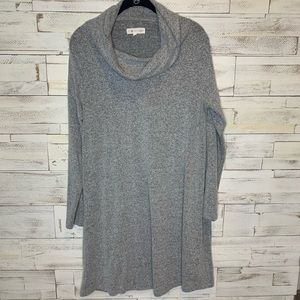 Lou & Grey foes Loft cowl neck swing dress